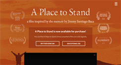 Desktop Screenshot of aplacetostandmovie.com